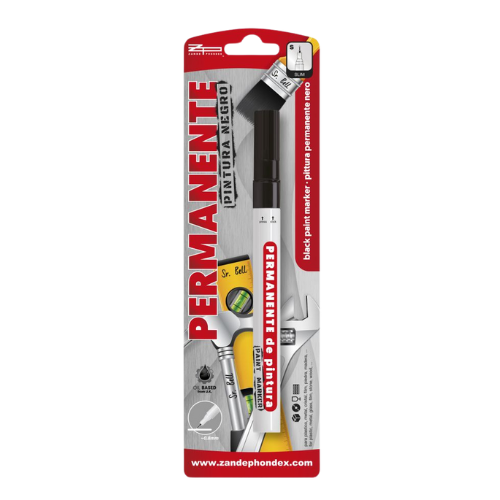 8.1 - PERMANENTE PINTURA 0.7MM NEGRO