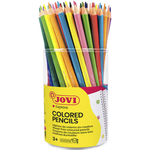 3.6 - LÁPICES SIN MADERA TRIANGULARES JOVI - PACK 84