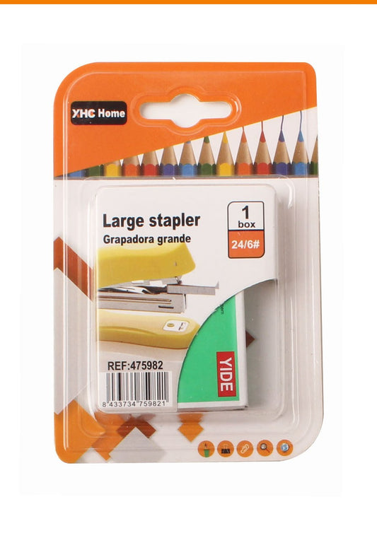 1.1 - PACK GRAPAS GRAPADORA GRANDE 24/6