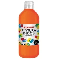 2.7 - PINTURA DEDOS NARANJA ALPINO - 500ML