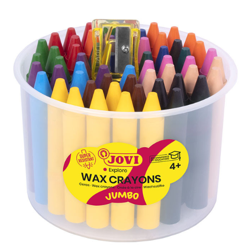 4.1 - CERAS JUMBO MÁS SACAPUNTAS JOVI - PACK 60