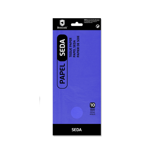 7.6 - PAPEL SEDA COLORES VIOLETA, 1 UNIDAD
