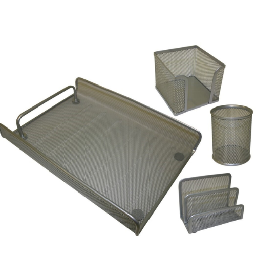 1.21 - SET OFICINA REJILLA CROMADO