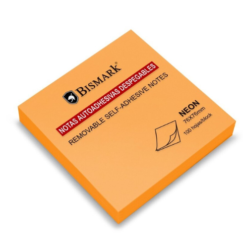 2.7 - POST-IT ADHESIVO NARANJA 76X76MM - PACK 100