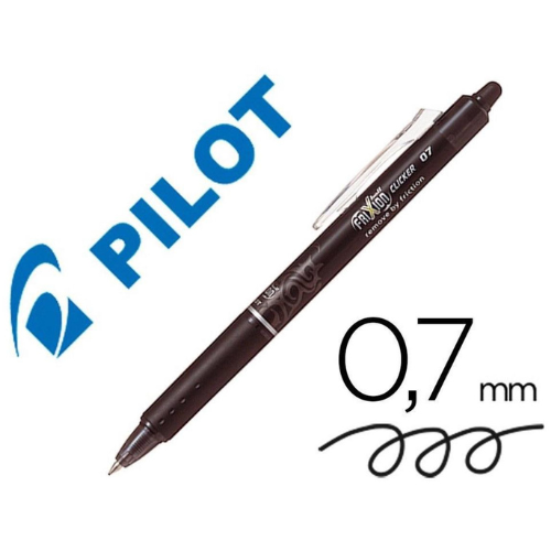 1.15 - PILOT FRIXION CLICKER 0,7MM NEGRO