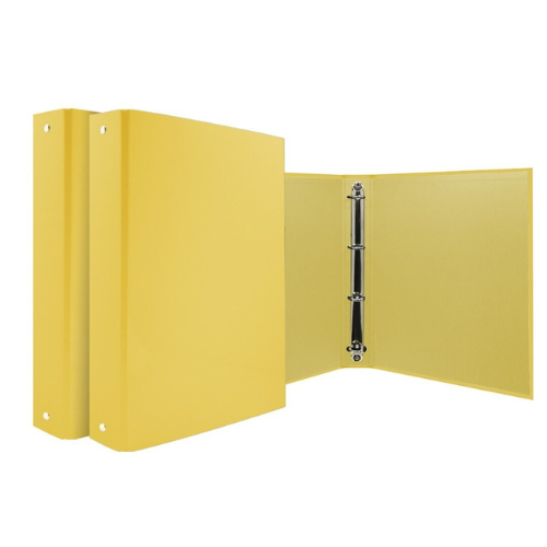 5.11 - CARPETA CARTON 4 ANILLAS AMARILLA - PACK 2 UDS