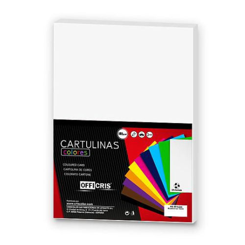 2.5 - CARTULINAS BLANCO PACK 50 UNIDS - A4